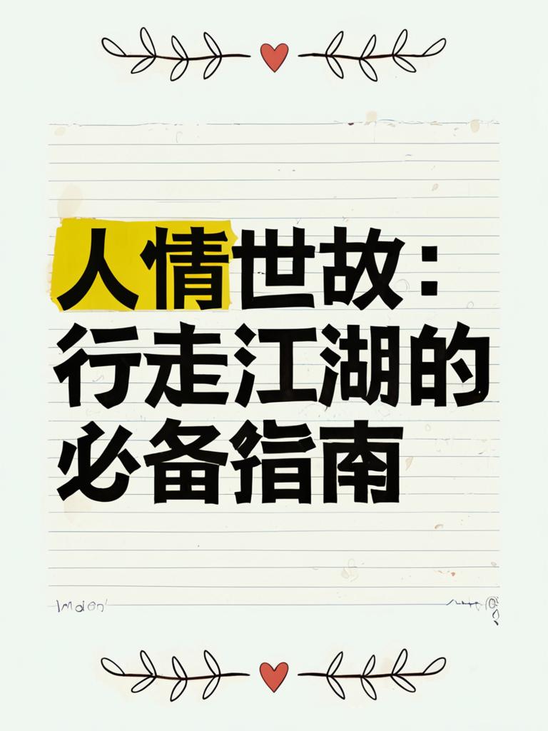 图片[1]-专注于利州本地信息和服务为一体的网站行走江湖40条人情世故，全是干货